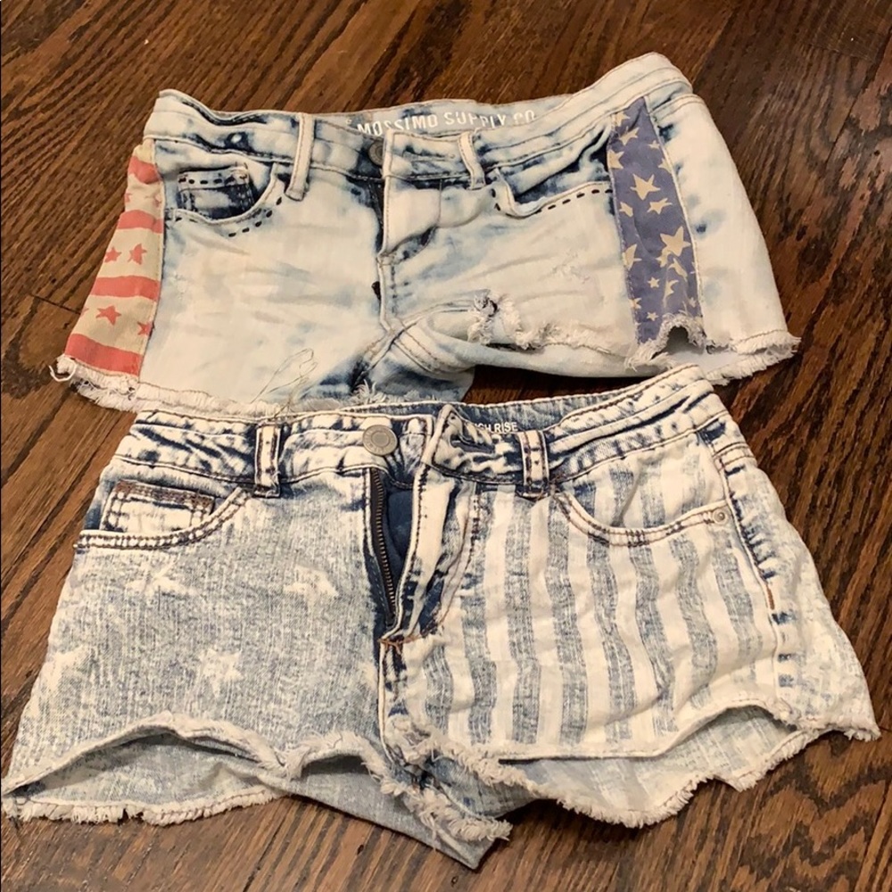 American themed shorts